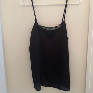 Black Cami With Lace Detail